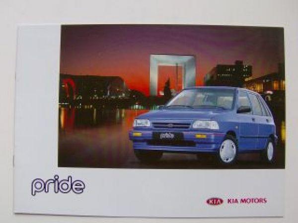 Kia Pride 7/1998 Prospekt NEU