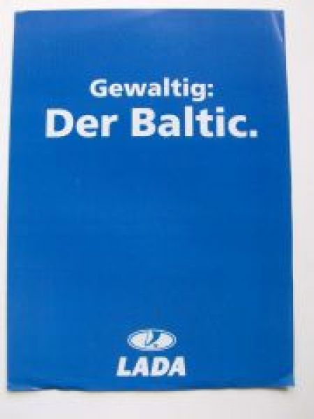 Lada Samara Baltic Vorstellungsprospekt Essen Motorshow 1996