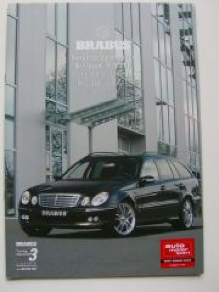 Brabus Mercedes-Benz E-Klasse W/S211 Prospekt 7/2006+Preise