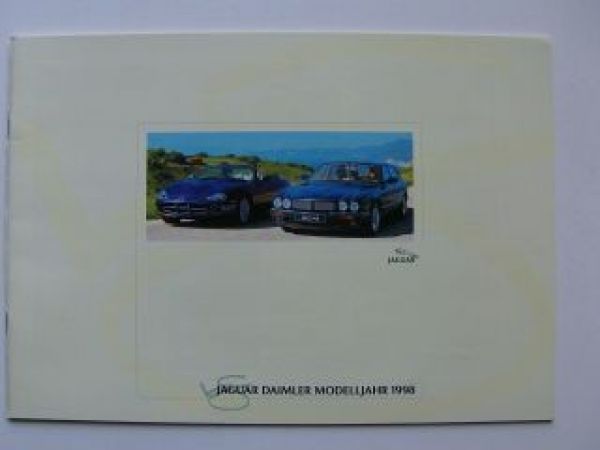Jaguar Daimler V8 Modelljahr 1998 Prospekt XJ8 XJR Sovereign