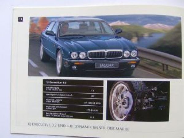 Jaguar Daimler V8 Modelljahr 1998 Prospekt XJ8 XJR Sovereign