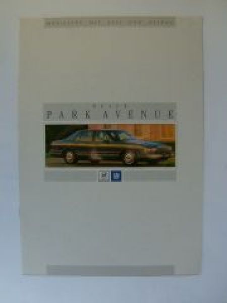 Buick Park Avenue Prospekt Deutsch Neu Rarität