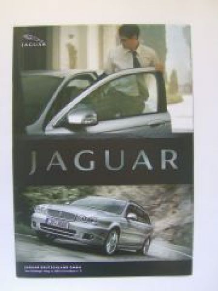 Jaguar X-Type Prospekt Vorstellung Deutsch NEU