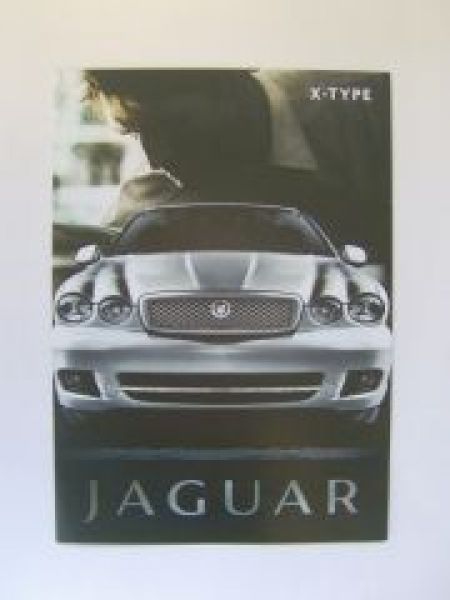 Jaguar X-Type Prospekt Vorstellung Deutsch NEU