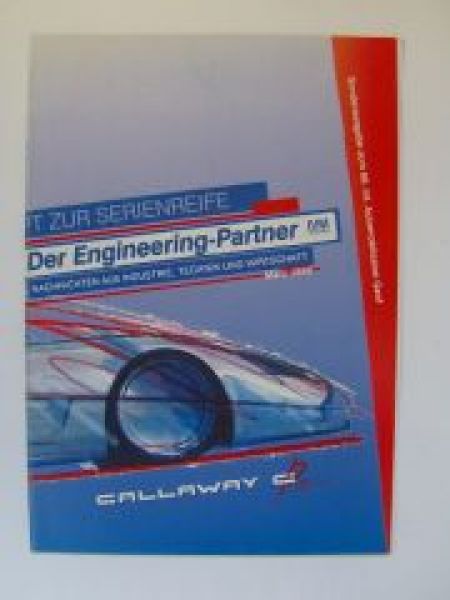 IVM Callaway C2 Genf 1998 Presse Info Prospekt