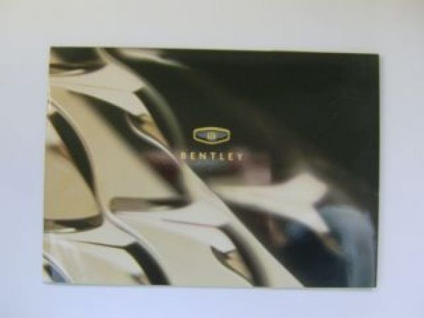 Bentley A3 Format Prospekt UK 2000 Continental +Mulliner