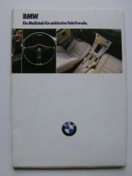 BMW Mappe für Prospekte 1/1985 E30 E24 M Power Rarität