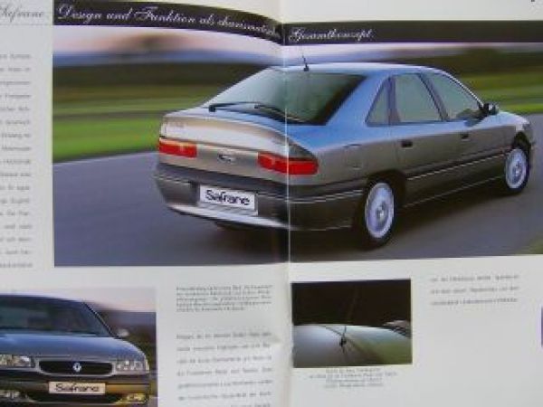 Renault Safrane Juli 1997 Prospekt