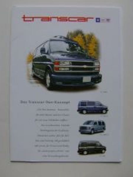Transcar Van TC2000 TC200 LT +Astro Van +Preisliste 1997/98