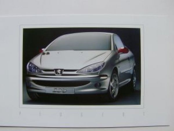 Peugeot 20 Heart Concept Car Prospekt 3/1998 Rarität NEU