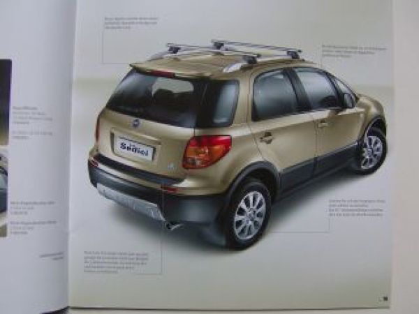 Fiat Sedici Lineaccessori Zubehör Prospekt 7/2006 NEU