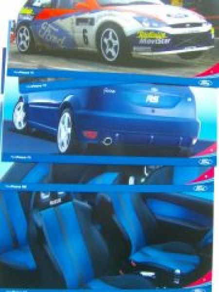 Ford Focus RS Prospektmappe August 2003 NEU