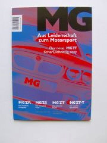 MG Rover ZR ZS ZT ZT-T Prospekt +neue MG TF 3/2002 NEU