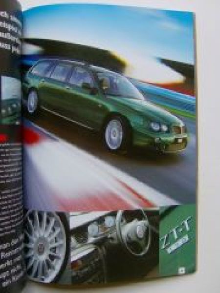 MG Rover ZR ZS ZT ZT-T Prospekt +neue MG TF 3/2002 NEU