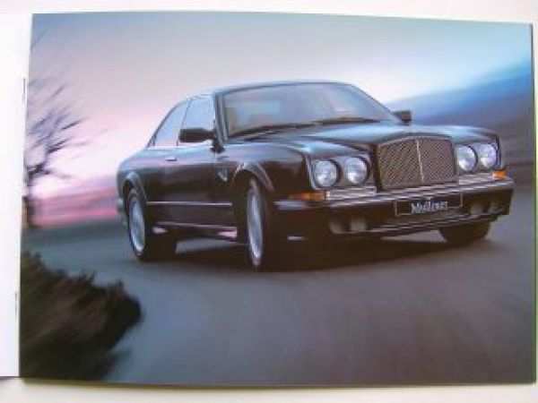 Bentley Mulliner Prospekt UK Englisch 1999 Continental R, T, SC,