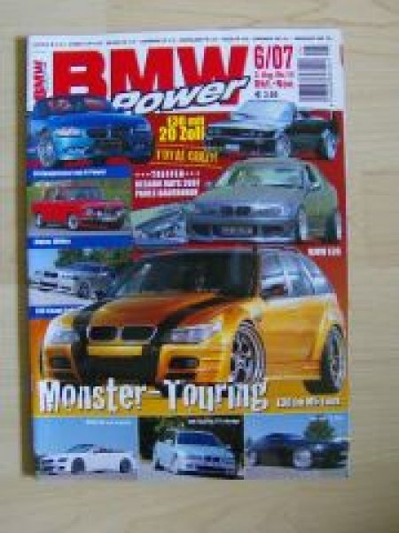 BMW Power 6/2007 M3 E46 Lumma, E39 Touring, Alpina 1800, Z4