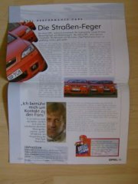Opel Performance News Dezember 2001 Formel3, DTM