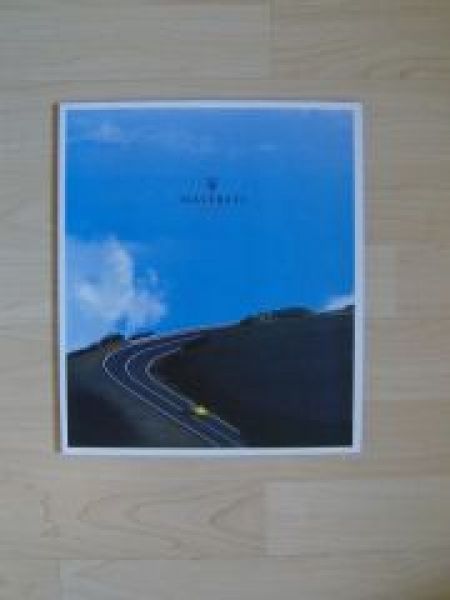 Maserati Spyder Prospekt +Preisliste Oktober 2001 NEU