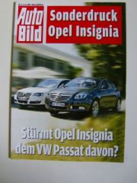 Auto Bild 32/2008 Opel Insignia gegen VW Passat