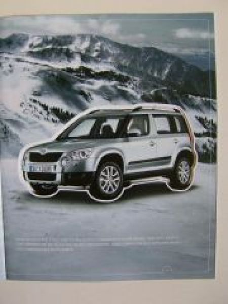 Skoda Yeti Prospekt 3/2009 NEU Typ 5L