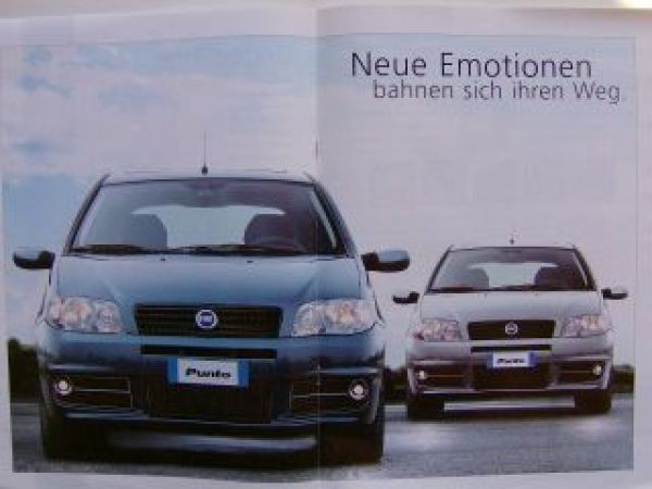 Fiat Punto A3 Format Prospekt 5/2003 Rarität NEU