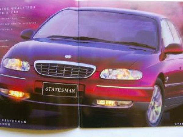 Holden Statesman Caprice Australien Prospekt 7/1999