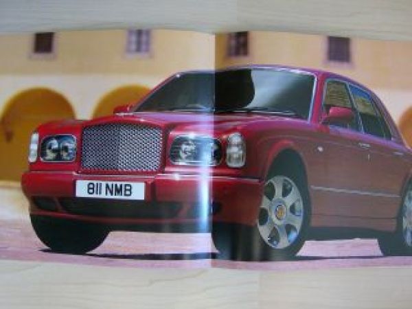 Bentley Arnage +Red Label Prospekt UK 1999 A3 Format