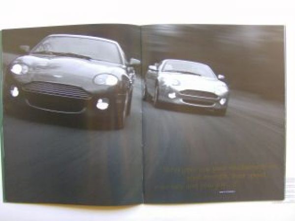 Aston Martin DB7 Vantage Prospekt UK England NEU