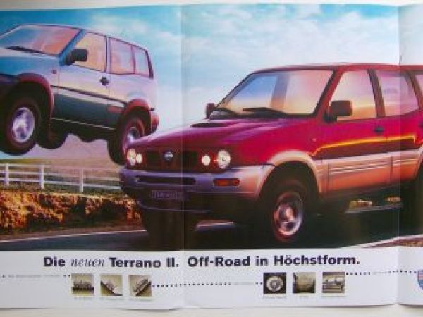Nissan 1951-1993 45 Jahre Off-Road Fahrzeuge Prospekt