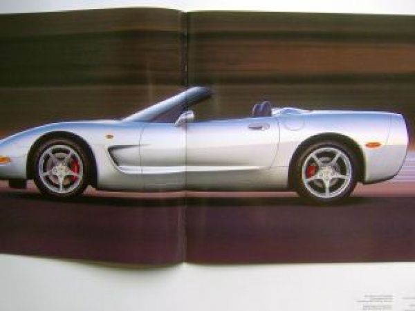 Chevrolet Corvette Prospekt Großformat 2003+Historie 1953-86