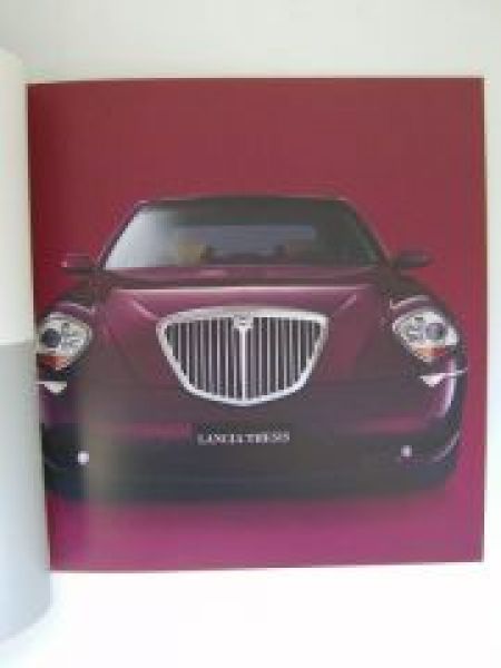 Lancia Thesis Prospekt September 2001 Großformat