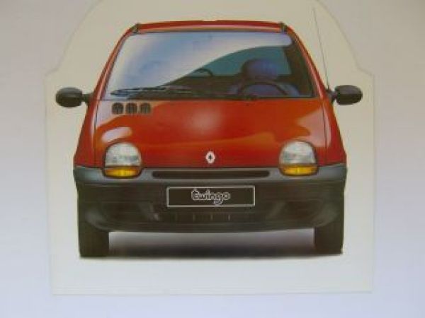 Renault Twingo Großformat Prospekt Mai 1993 Rarität