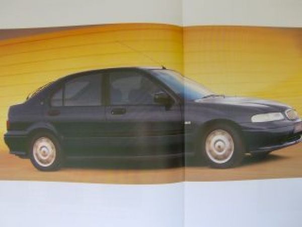 Rover Serie 400 Prospekt Großformat September 1999