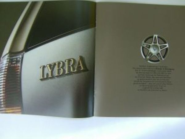 Lancia Lybra Intensa Prospekt Großformat 4/2002 NEU