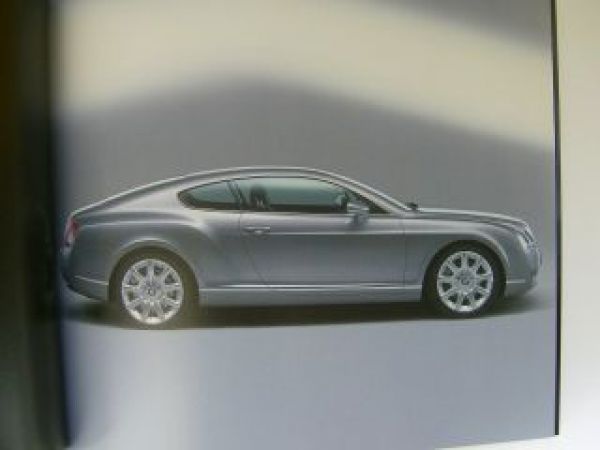 Bentley Der neue Continental GT Prospekt Deutsch 2002 NEU