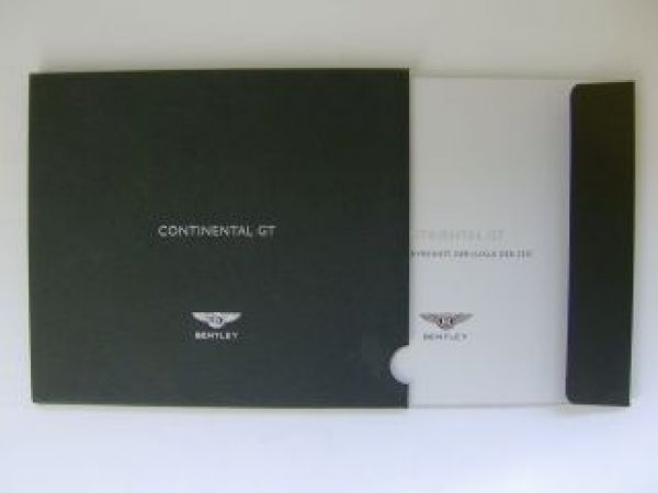 Bentley Continental GT Prospekt Deutsch 2003 Schuber NEU