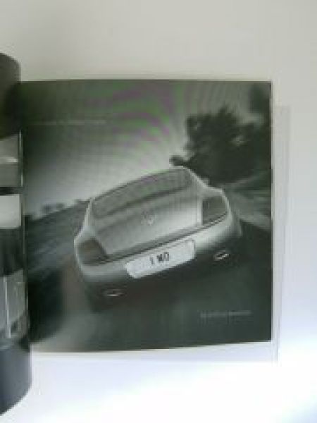 Bentley Continental GT Prospekt Deutsch 2003 Schuber NEU