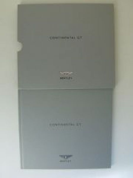 Bentley Continental GT Prospekt Deutsch 2007 Schuber NEU