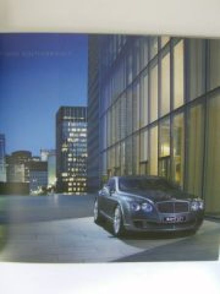 Bentley Continental GT Prospekt Deutsch 2007 Schuber NEU