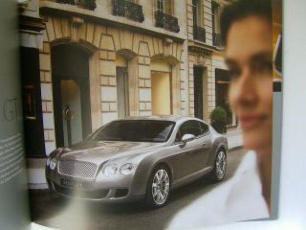 Bentley Continental GT Prospekt Deutsch 2007 Schuber NEU
