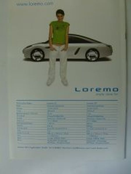 Loremo LS +GT Prospekt simple.clever.fun NEU Rarität