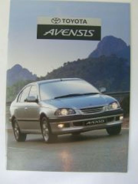 Toyota Avensis Dänischer Prospekt NEU