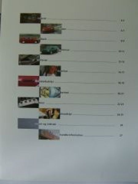 Toyota Avensis Dänischer Prospekt NEU