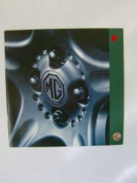 Rover MG F Prospekt 1/1998 Großformat NEU +Preisliste