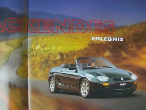 Rover MG F Prospekt 1/1998 Großformat NEU +Preisliste