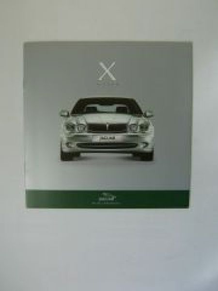 Jaguar X-Type Prospekt Vorstellung NEU