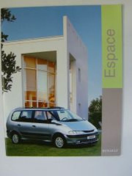 Renault Espace Prospekt Dezember 1998 NEU