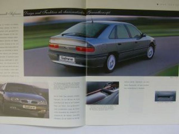 Renault Safrane Prospekt November 1998 +Preise +Carminat
