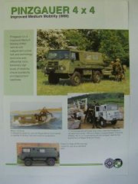 Steyr-Daimler-Puch Pinzgauer 4X4 IMM UK Prospekt