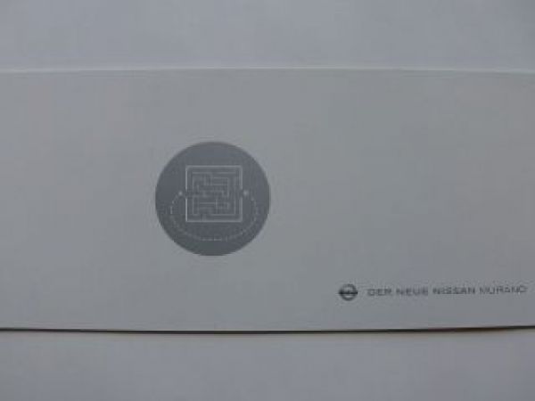 Nissan Murano Vorstellungsflyer Großformat 6/2004 NEU